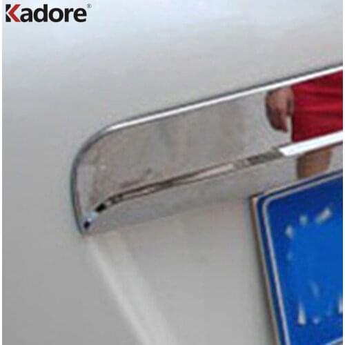 Fit For Nissan Qashqai Dualis 2007 2008 2009 2010 2011 2012 2013 ABS Chrome Auto Rear Trunk Lid Cover Trim Tail Gate Protector