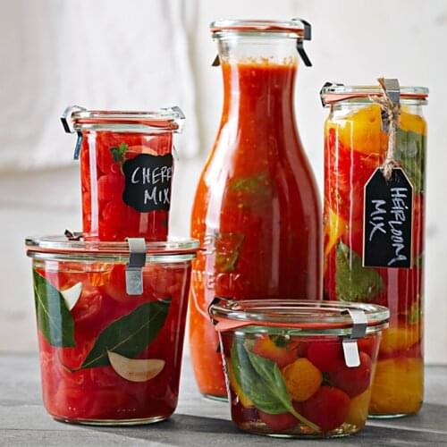 Ins Hot Transparent Glass Storage Can 80ml 160ml 165ml 290ml 580ml 850ml Dry Fruit Bisscuits Grains Pasta Dessert Containers