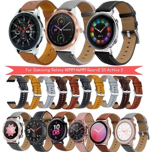 20/22MM Offical Strap Watch Strap For Samsung Gear S3 S2/Galaxy Watch 3 41 45 Huawei Gt GT 2 42 46 Correa Strap Amazfit GTR47 42