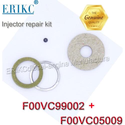 Common Rail Diesel Injector Sealing Rings F00vc99002 Black Ceramic Ball Repair Kits F00vc05009 / F00vc05006