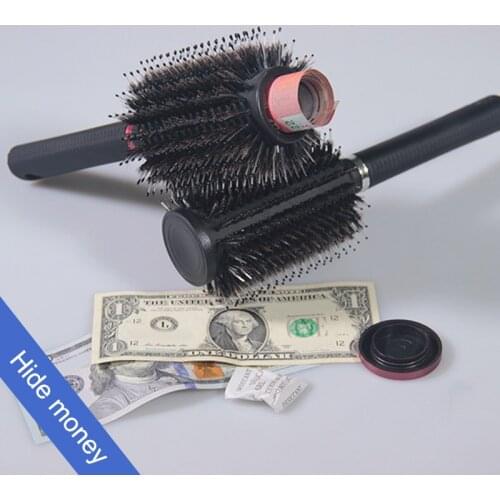 Hidden Safes Hair Brush Style Secret Safe box for Hide Money, Jewelry, or Valuables with Discreet Secret Removable Lid