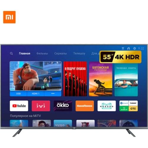 Television Xiaomi Mi TV Android Smart TV 4S 55 inches Full 4K HDR Screen TV 2GB+8GB Dolby DVB-T2 Global version TV