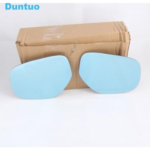 Blue Mirror Glare Proof Mirror Turn Signal Lamp Heated Rearview Mirror For 2010-2014 Mitsubishi Outlander 3 / ASX