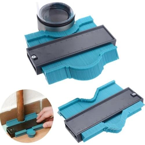 1Pcs 5inch Contour Profile Gauge Tiling Laminate Edge Shaping Measure Ruler Tool ABS Copy Contour Gauge For Woodworking
