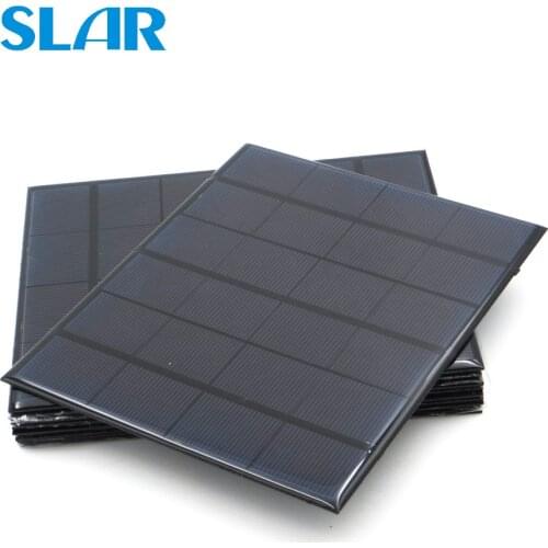 6V Solar Panel 100mA 167mA 183mA 333mA 5000mA 583mA 750mA 1000mA 1670mA Mini Solar Battery Cell Phone Charger Portable