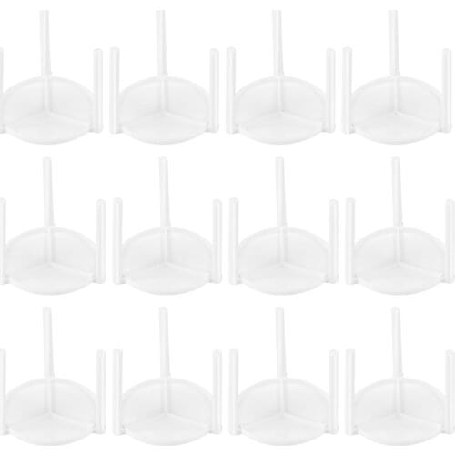 100pcs Pizza Saver Stand White Tripod Stack for Restaurant Container