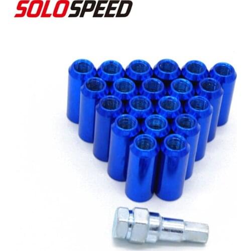 20PCS+1 Steel Racing car 44mm Wheel Lug Nuts M12X1.5/M12X1.25 with one internal lug nut key