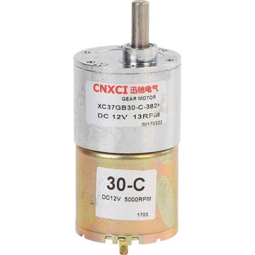 37GB30-C Eccentric 37mm DC 12V24V 37GB520 Low Speed 2RPM-1000RPM Large Torque Brush Gear Motor For Locking/Home Appliance/BBQ