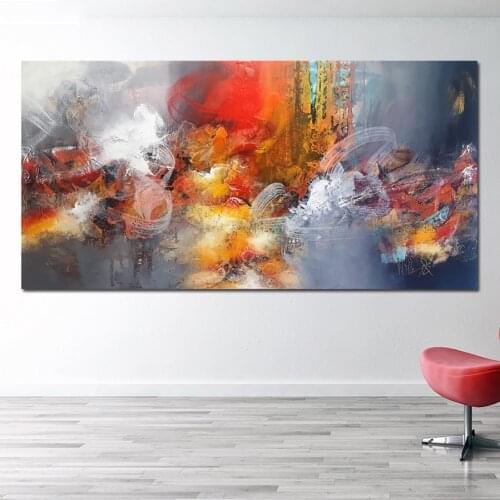 Large Size diamond embroidery Abstract Painting Modern Colorful Clouds full square round drill diamond painting mosaic L807
