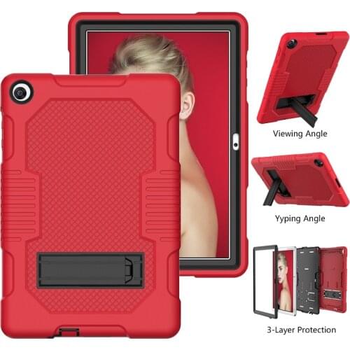 For Huawei MatePad T10 9.7'' Case Heavy Duty Armor Stand for T10S 10.1'' Hybrid Rugged Silicon Case for AGS3-L09/W09 AGR-L09/W09