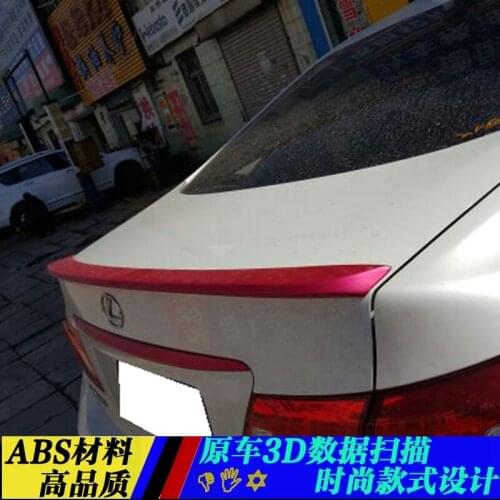 For Lexus ES240 ES250 ES300 ES35 Spoiler ABS Material Car Rear Wing unpaint Color Rear Spoiler For Lexus ES Spoiler 2006-2011