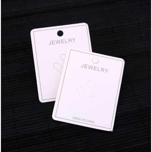 Hot sale 5.7*7.2CM Brooch hairpin Card Key Chain Card Hair Clip Card 100 pcs Jewelry packaging Card Can Custom Logo Cost Extra