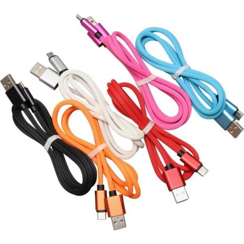 Micro USB Cable 1M Type C USB C Cable For Samsung Huawei Xiaomi Fast charging USB Cable For iPhone 8 7 X Xs Data Cord 500pcs/lot