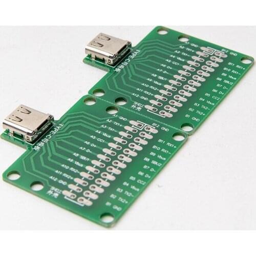 Micro Type C Port PCB Test Board Charging Dock Female Socket Tester Repair Tool