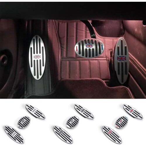 Footrest Pedal Sticker For MINI Cooper S One JCW Countryman F60 R60 R50 R53 R55 R61 F54 F55 F56 F57 Decorations Accessories