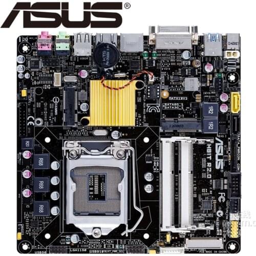 Asus H81T R2.0 Desktop Motherboard H81 Socket LGA 1150 i3 i5 i7 DDR3 16G Thin Mini-ITX UEFI BIOS Original Used Mainboard On Sale