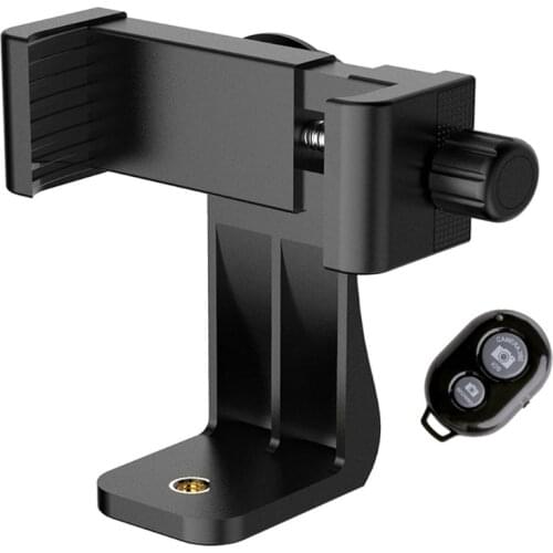 Smartphone Non-slip Holder Durable Tripod Adapter Cell Phone Bracket Mount Clip Multi-angle Adjustment for Selfie Stick