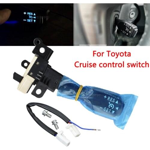 With LED backlight Cruise Control Switch For Toyota Corolla Yaris Vios Wish Auris Prius Previa RAV4 84632-34011 84632-34017