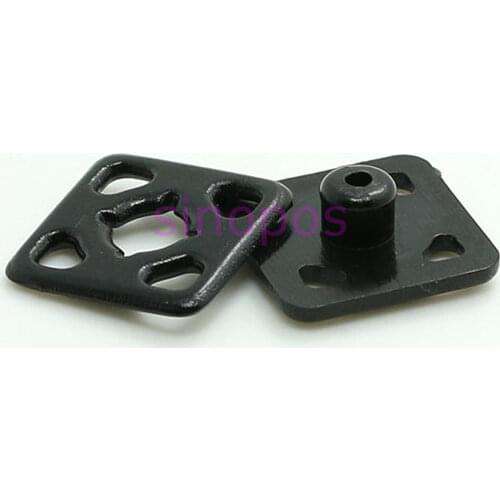 Translucent plastic womens coat snap fastener, square invisible buttons for craft shirt Childrens Cloths blouse sewing, SP01