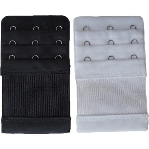 Women Ajustable Bra Extender 3 Hooks 3 Rows Bra Strap Extenders Extension Buckle Useful Bra Clasp Hooks Accessories