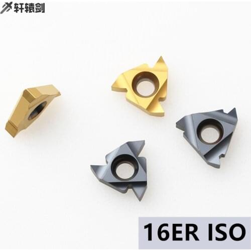 16ER ISO 1.0 1.25ISO 1.5ISO 1.75ISO 2.0ISO 2.5ISO 3.0ISO 3.5ISO 16IR threaded inserts CNC carbide inserts for lathe turning t