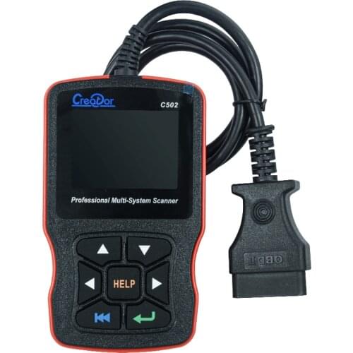 Creator C502 OBD2 Scanner OBDII Engine Code Reader For Mercedes For Benz Full System Car Diagnostic Tool Oil Reset Code Reader