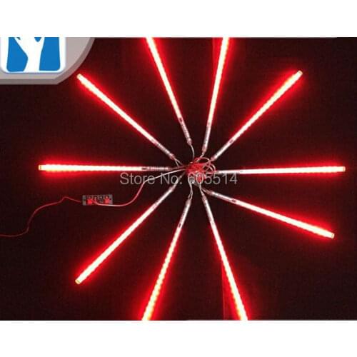 [Seven neon]Free shipping AC110-220V 3meters 10pcs/set 10W 30cm long 36leds/pcs 3528led smd red led meteor tube light