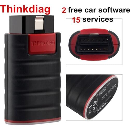 Thinkdiag OBD2 full system Power than X431 easydiag Diagnostic Tool has 4 free software 15 reset services Code Reader Scanner