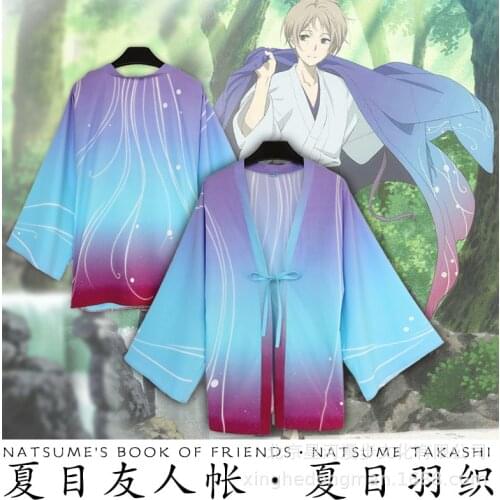 Natsume friend account tenth anniversary theater version around Natsume Takashi and cat teacher feather woven coat