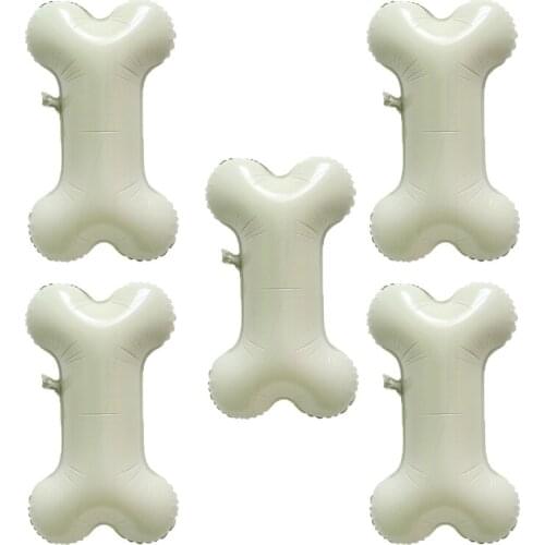 1pc 45x75cm Funny Bone Shape Foil Balloon Pet Dog Balloons for Birthday Theme Party Decoration Supplies Kids Toys Air Globos