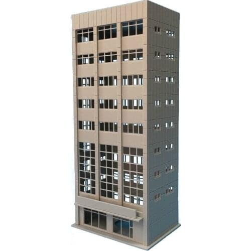 1/144 1/150 N Scale Proportional Trade Building Plastic Assembled For Architecture Diorama Ho Train N Scale Railway Layout