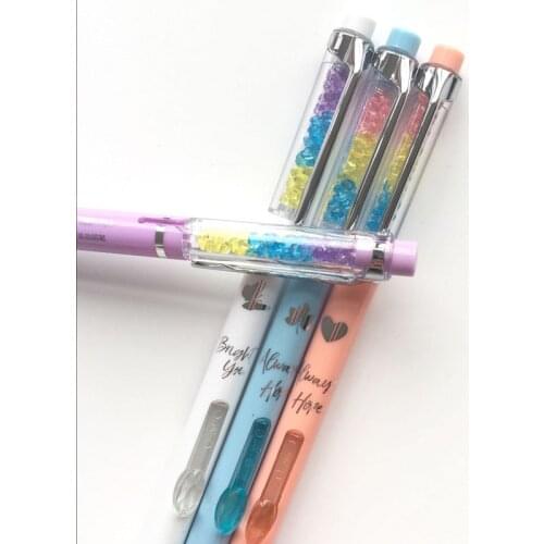 1pcs 0.5 Mm Rainbow Diamond Mechanical Pencil Simple Fresh Automatic Pencil Set for School Supplies Korean Kawaii Stationery