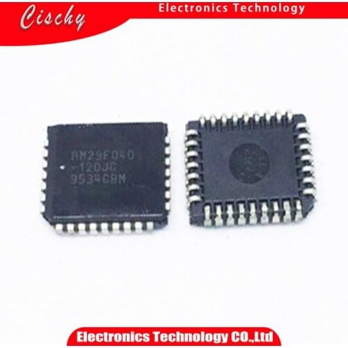 2pcs/lot AM29F040-120JC AM29F040 PLCC-32 In Stock