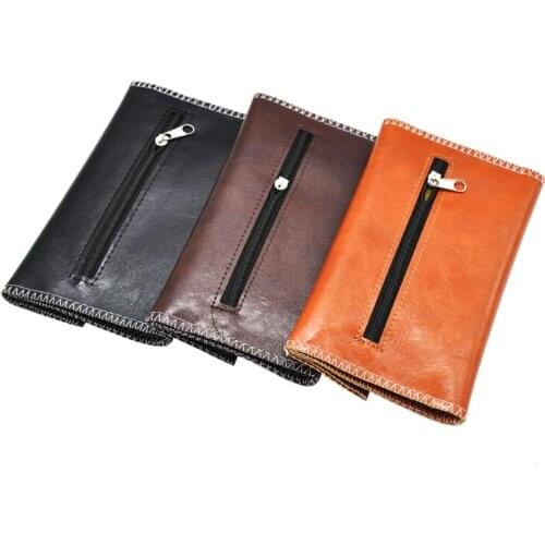 45BE Tobacco Bag PU Leather Portable Cigarette Rolling Pipe Pouch Travel Storage Bags Wallet Paper Holder Smoking Accessories