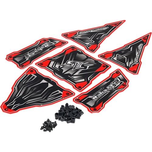 5TS Pig Cage Body Car Shell Set for 1/5 Hpi Rofun Baha Km Rovan Baja 5TS Truck Spare Decoration Accessories