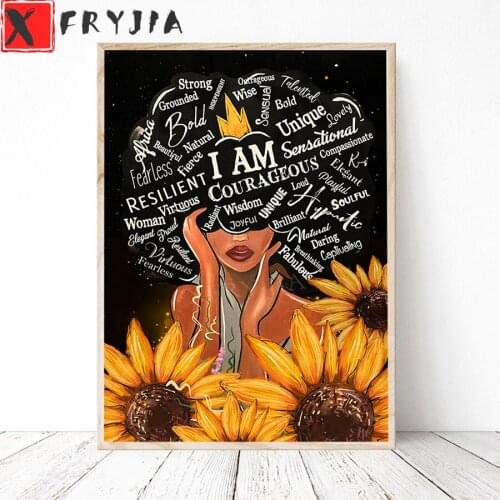 Africa Sexy Queen Black Woman DIY 5D Diamond Painting flower Portrait Cross Stitch Square Round Drill Mosaic Living Room Decor