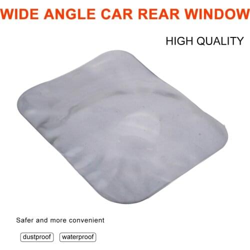 Car Rear Windshield Fresnel Lens Wide Angle Sticker Mirror Car Interior Reversing Parking Glass For RV Camper SUV Lorry Van Bus