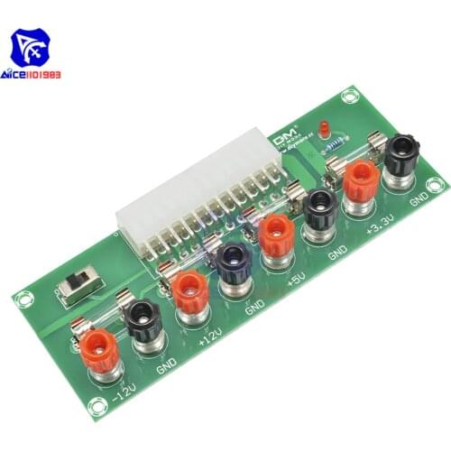 4 Voltages Desktop Computer Chassis Power Supply ATX Transfer Module Board Power Take off Power Output Terminal XH-M229