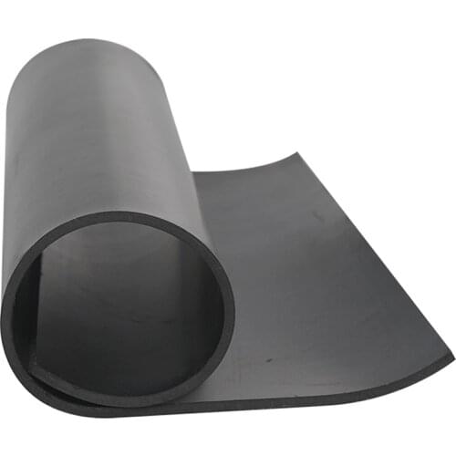1pcs Black Rubber Sheet 1/2/3/4/5mm Thick 500x500mm Chemical Resistance High Temperature Oil Rubber Plate Mat