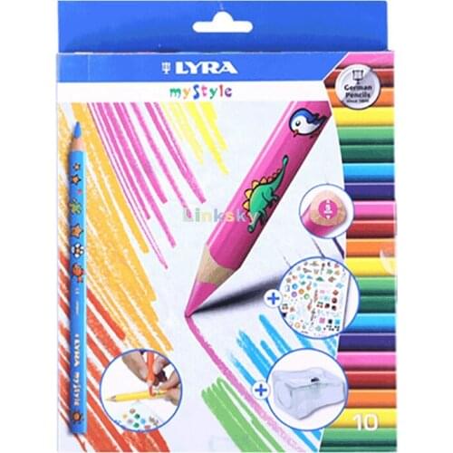 Lyra - Mystyle Colored Pencils , 5mm color lead,Decorate Pencils Individually,Decals To Customize The Pencils,school supplies