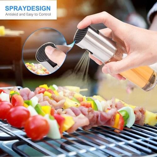 Oil Dispenser Baking Supplies Tools Gadgets Empty Bottle Leak-Proof Gravy Boats Tableware BBQ Sprayer Oil Spray Bottle