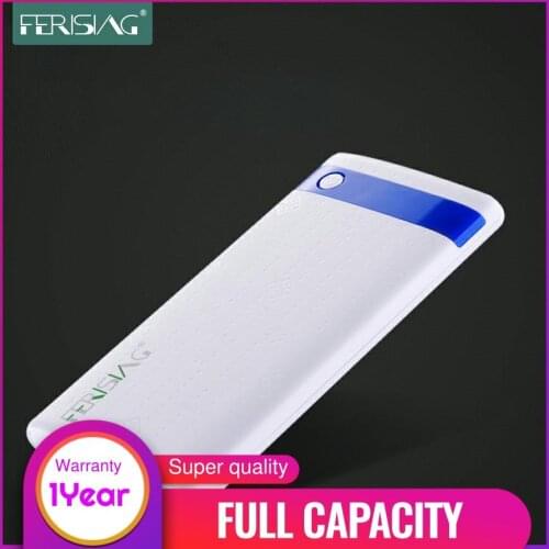 100% Capacity) FERISING Ultra-thin Power Bank 10000mAh Dual USB External Pover Polymer China Battery Fast Charger Powerbank