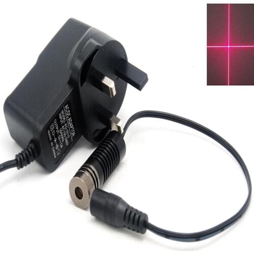 Focusable 650m 660nm 100mW Red Laser Cross Module 14.5x45mm