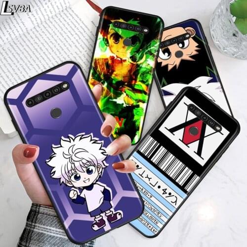 HUNTER×HUNTER Cartoon for LG G8 G8S G8X V30 V35 V40 V50 V60 ThinQ Q60 K40 K50 K51 K61 K71 K92 K62 Soft Black Phone Case