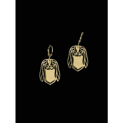 Trendy cute Japanese Chin drop earrings gold silver plated earrings women fashion jewelry from india bridal earing