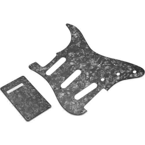 8 Hole Guitar Pickguard Set 3 Ply Panels with Backplate & Screws for ST Guitar for guitar accessories guitar parts
