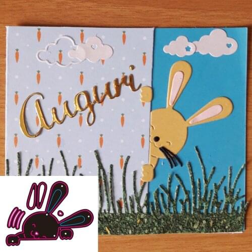 New Easter Bunny metal cutting die scrapbook for photo album paper diy gift card decoration embossed