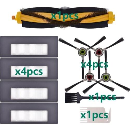 Main Side Brush HEPA Filter Mopping Cloth Kit For Ecovacs Deebot Ozmo 900 DN5G Robot Vacuum Cleaner Parts Household Accessories
