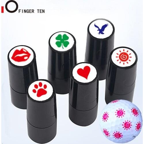 Portable Impression Seal Golf Ball Stamper Stamp Marker Quick Dry Club Accessories Golfer Training Aid Gift