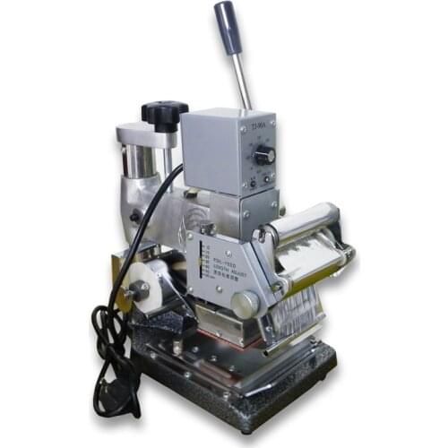 Manual hot stamping gilding press machine for pvc cards
